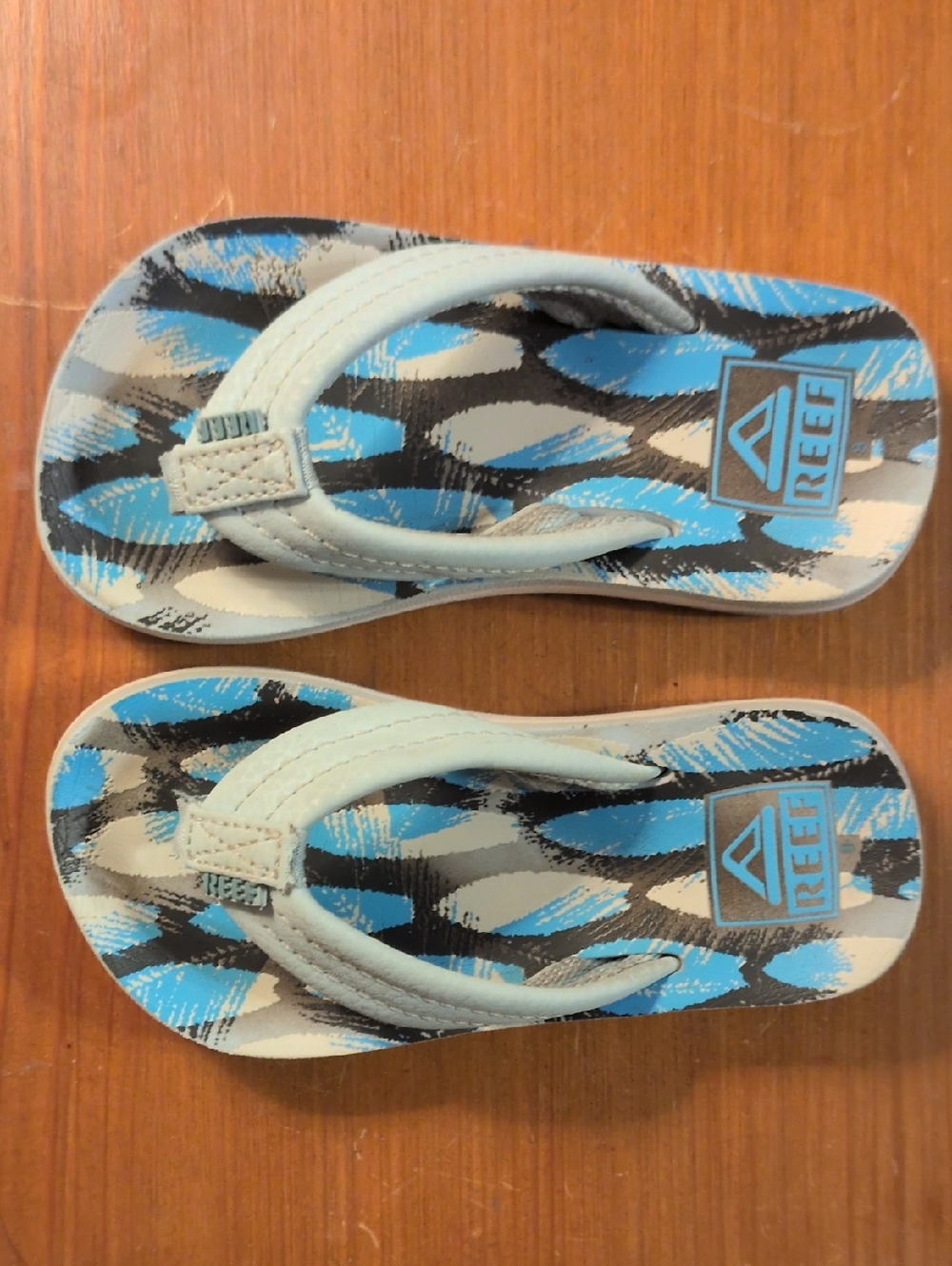Reef Baby Blue Flip Flops